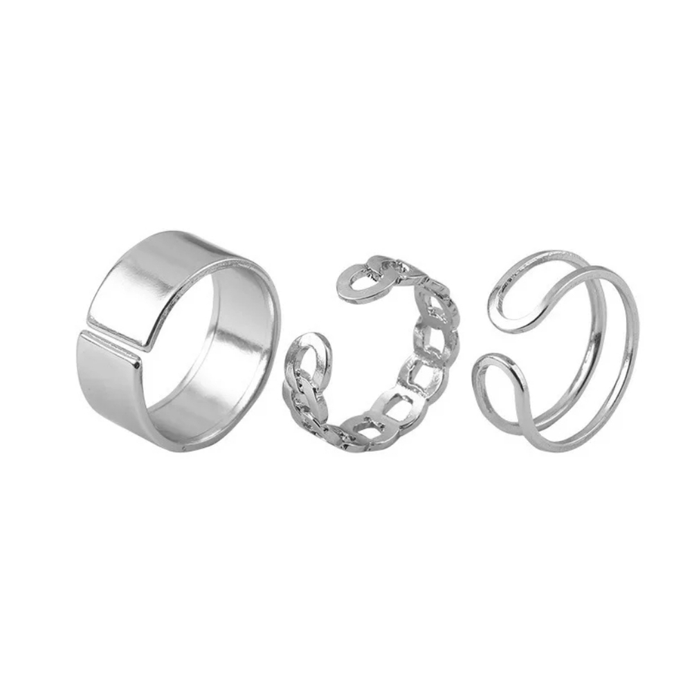💎✨ Silver Ring Set - Picture 7 of 7